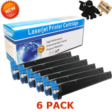 6-PK B4400 Toner Cartridge For Okidata OK B4400 B4500 B4550 B4600 Black 43502301