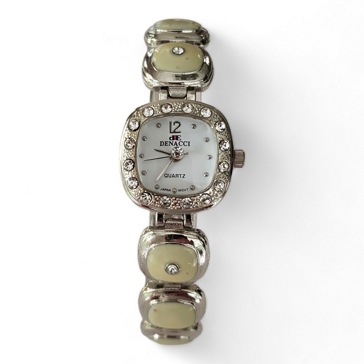 Denacci Jeweled Enamel Water Resistant Quartz 7½