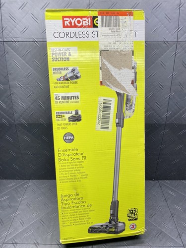 Ryobi One+ 18V Stick Brushless Vacuum 