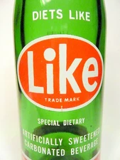 vintage ACL Soda Bottle: DIETS LIKE LIKE from 7-UP - 10 oz VINTAGE ACL