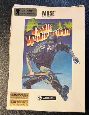 Castle Wolfenstein  1981  Muse software Atari And Commodore Computer Game