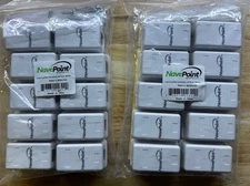 20 NavePoint Keystone Jack Surface-Mount Box 1-Port White, 2X 10 Packs