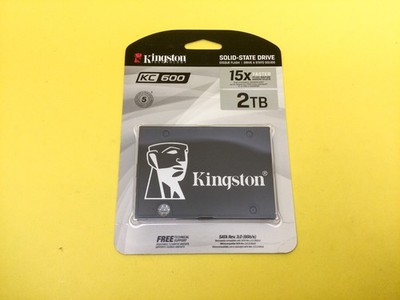 Kingston KC600 2TB SATA 6Gb/s 2.5in Internal SSD SKC600/2048G New Sealed