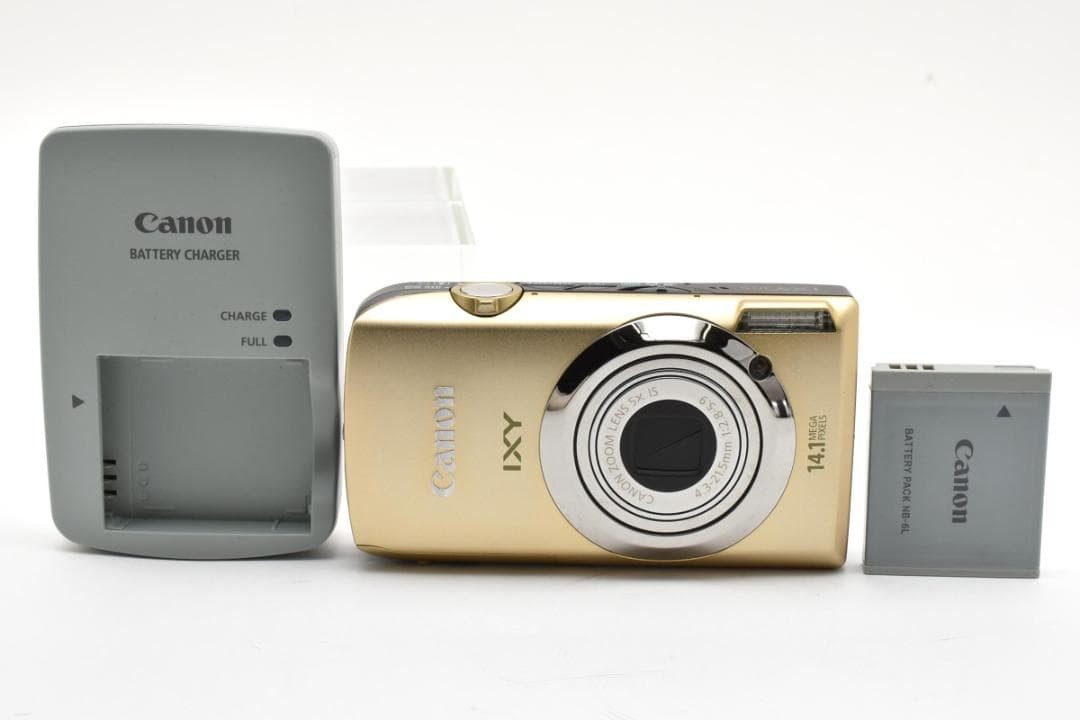 Canon IXY 10S Gold Compact Digital Camera Excellent Condition