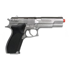 Gonher Police 8-Shot Ring Cap Gun Replica Diecast Pistol Prop Toy