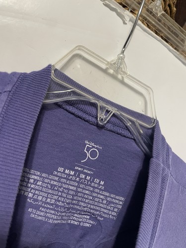 Maglia Walt Disney World 50° Anniversario Castello Spirito Viola Taglia M - Foto 14 di 16