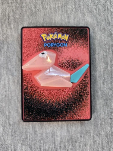 Vintage Pokemon Porygon 3D Card 2000 Toy Burger King Promo Nintendo Collectible