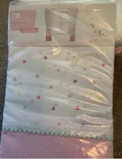 Mothercare Confetti Party Unlined Tab Top Nursery Curtains 168 X 137cm