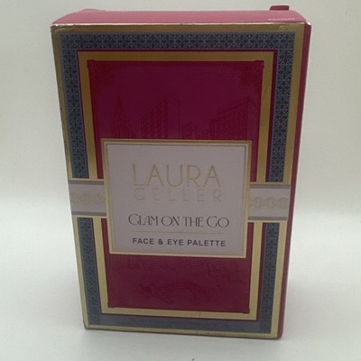 Laura Geller Glam On The Go Face & Eye Palette Blush Neutral Shade 3 NIB