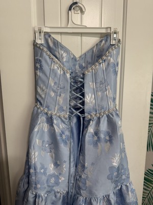 the charlotte dress in denim blue windsor The Charlotte Dress in Denim Blue Windsor 20 / Denim Blue Windsor