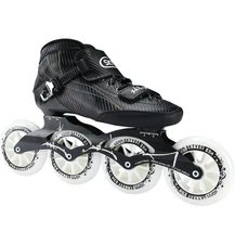 SKTYEE Carbon Fiber Inline Speed Skates 4 Wheel 39 Euro (Women 8.5 & Men 6.5)