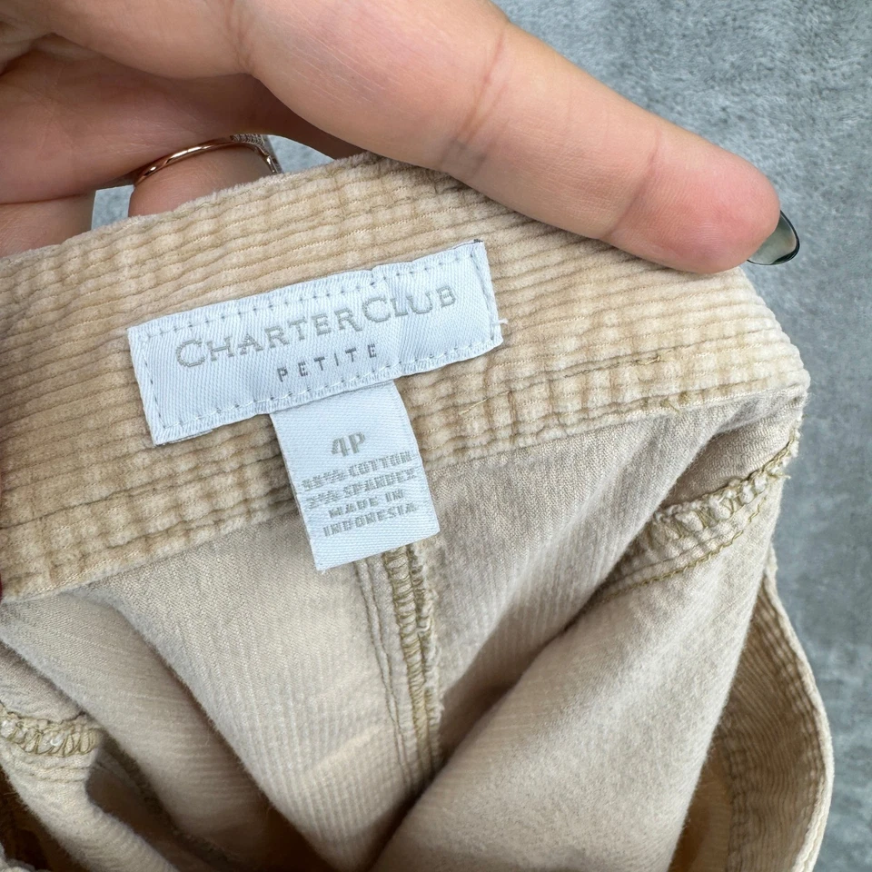 Falda Charter Club Para Mujer 4 Pequeña Pana Línea A Maxi Falda Boho Panel Modesta Foto 4 de 4