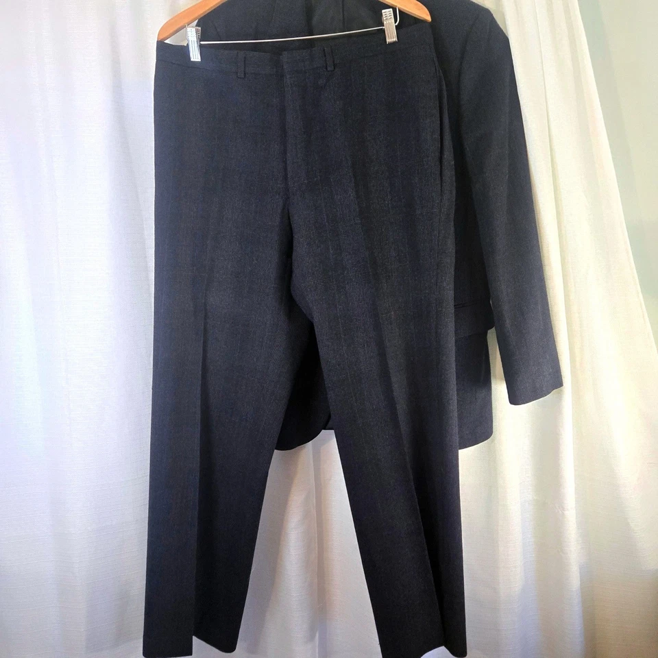 VTG Givenchy Monsieur Worlds Best Wool Suit Charcoal Twill Weave Suit *Unsized* - Image 3 of 4