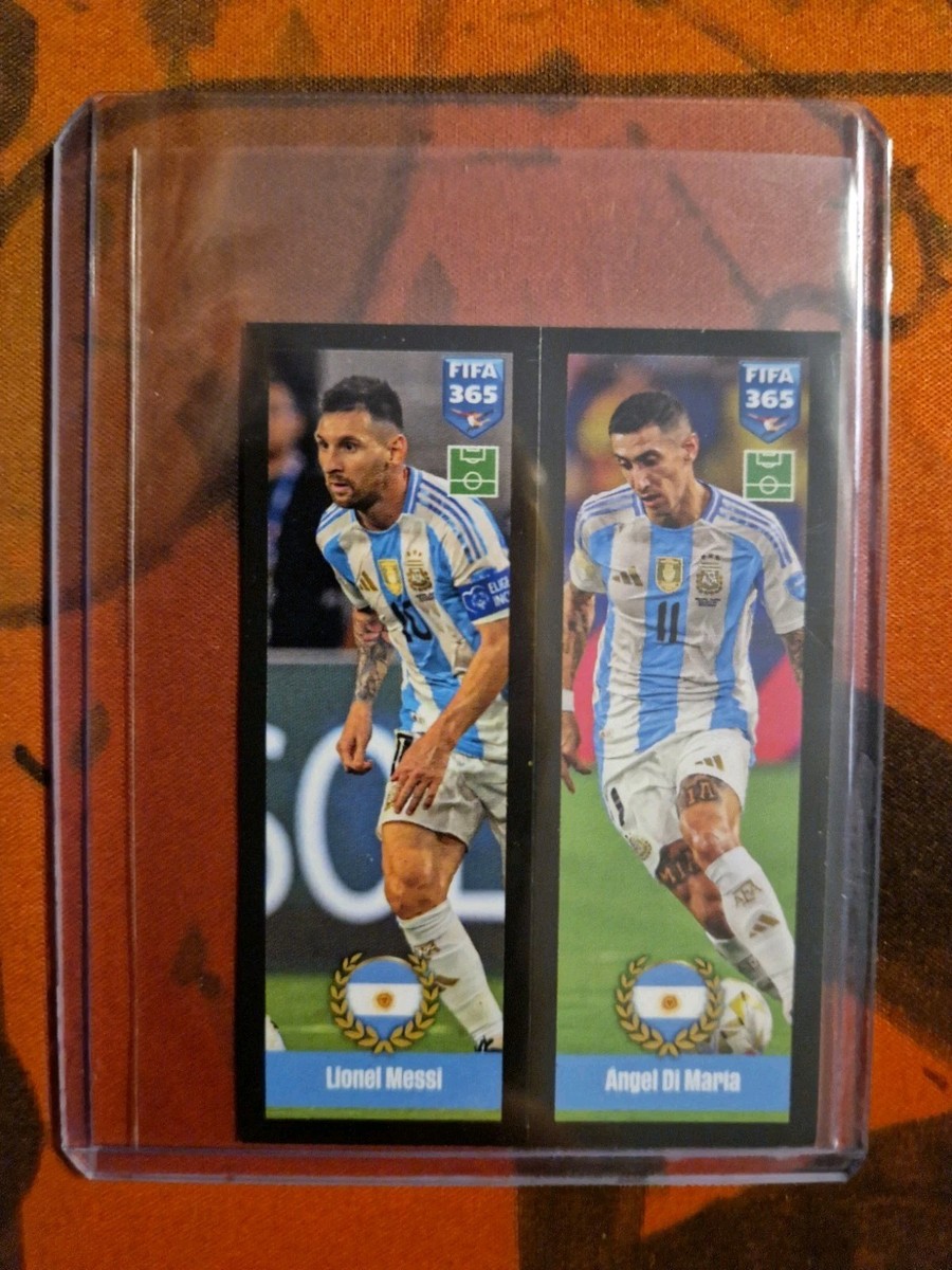 PANINI FIFA365 STICKER LIONEL MESSI メッシ LIONEL MESSI & ANGEL DI MARIA 2025 Panini FIFA 365 Sticker