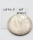 1896-S US Morgan Silver Dollar, .900 Silver, XF Details, YOU GRADE