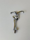 American Art Deco Ronson AMW Chrome Metal Figure Hood Ornament READ DESCRIPTION 