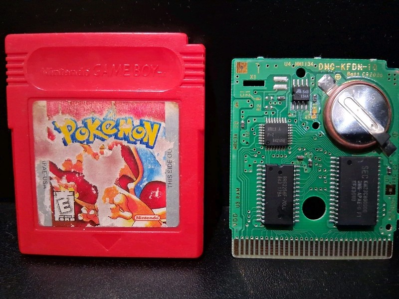 Pokemon Red Version Nintendo Game Boy Color 1999 GBC Not Working PARTS Repair GB