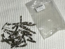 Lot of 38 Metal Blank Spring Hair French Clip Barrettes Bow Making 2 Inch 50mm