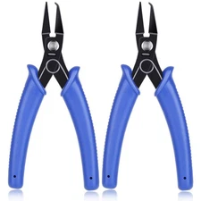 Split Ring Pliers for Jewelry Making, Evatage 2Pcs Jump Ring Opening Pliers f...