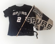 Nike Youth NBA San Antonio Spurs T-shirt, M 10/12, Black LEONARD FLAG  Necklace