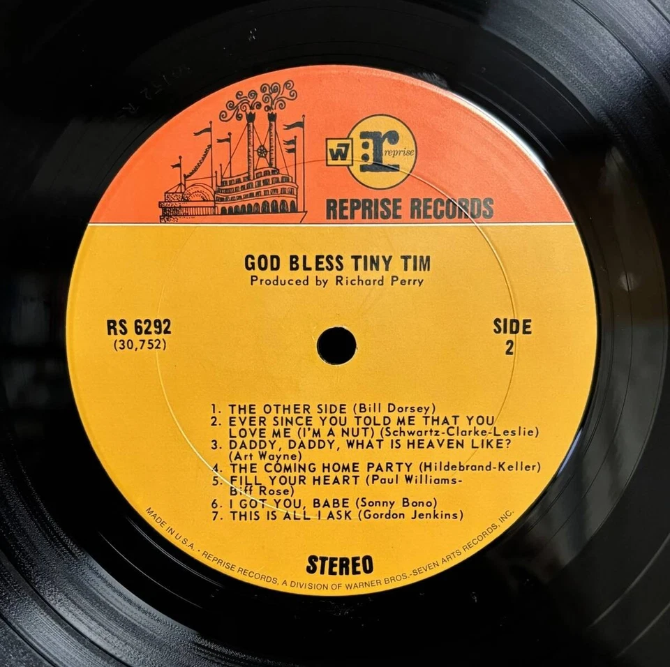 Tiny Tim/ God Bless Tiny Tim LP US Original Edition Tiny Tim - Photo 4/4