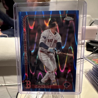 Topps 2025 Chrome Triston Casas Boston Red Sox #192 Serial Numbered 124/150