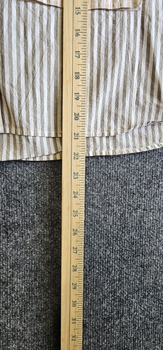 Madewell Flap-Pocket Crop Button Up gestreiftes Hemd Damen Größe Large - Bild 8 von 12