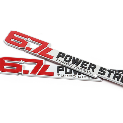 #ad Fender Badge For F 250 F 350 6.7L Power Stroke Emblem Nameplate PC3Z 9942528 C $38.95