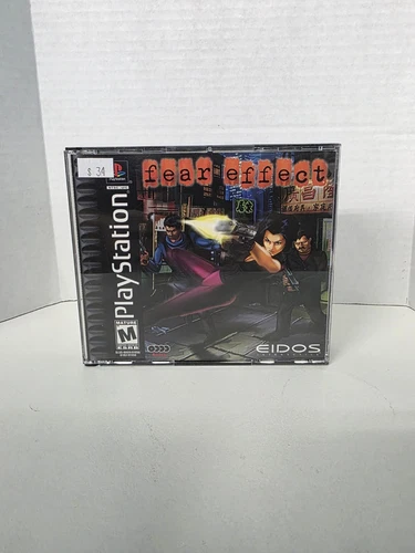Fear Effect Playstation 1 Near Mint Black Label Tested
