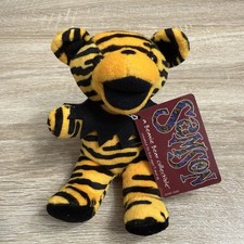 NWT Liquid Blue  Samson  Tiger Grateful Dead 7  Beanie Bear Collectible Plush VTG