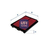 UFI Luftfilter Filtereinsatz FüR Nissan Qashqai II 1.2 Dig-T 1.6 Dci 30.724.00