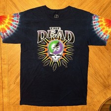 Vintage 2003 Grateful Dead T-shirt Men’s Size Large Navy Skull Lightning Bolts