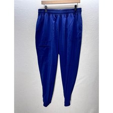 Scrubstar Scrub Pants Womens L Indigo Performance Jogger Cargo 3353
