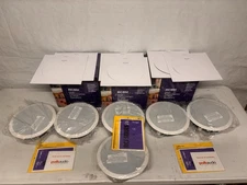 Polk Audio RC80i In-Wall 2-Way 8” Round Speakers White 3 PAIR LOT - NEW OPEN BOX