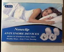 6PCS Anti Snore Nose Clip Stop Snoring Stopper Device Sleep Aids NOSE CLIPS