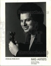 1993 Press Photo Violinist Itzhak Perlman - tup11877