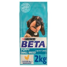 BETA® Puppy Small Breed Rich In Chicken, Dry Dog Food 2kg, Pack of 4 5.90 per kilo