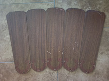 Vintage Set of 4 Ceiling Fan Blades For Smaller Fan 17"