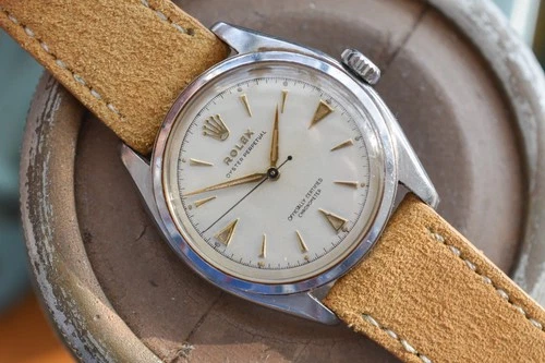 Vintage ROLEX 6084 Automatic Oyster Perpetual Stainless Steel Watch