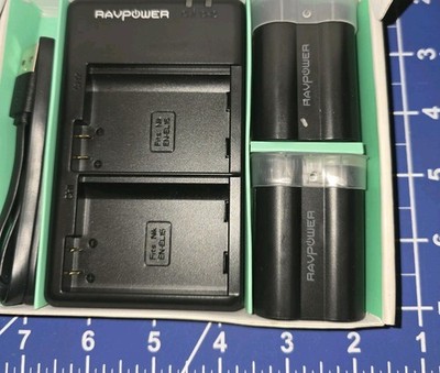 RAVPOWER ~ SAVIOR SERIES, Model RP-PB057, EN-EL15 NIKON Bat. Replacement, 2 Bat.