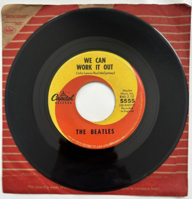 The Beatles WE CAN WORK IT OUT, DAY TRIPPER (45 R&R) #5555 PLAYS VG+ | eBay