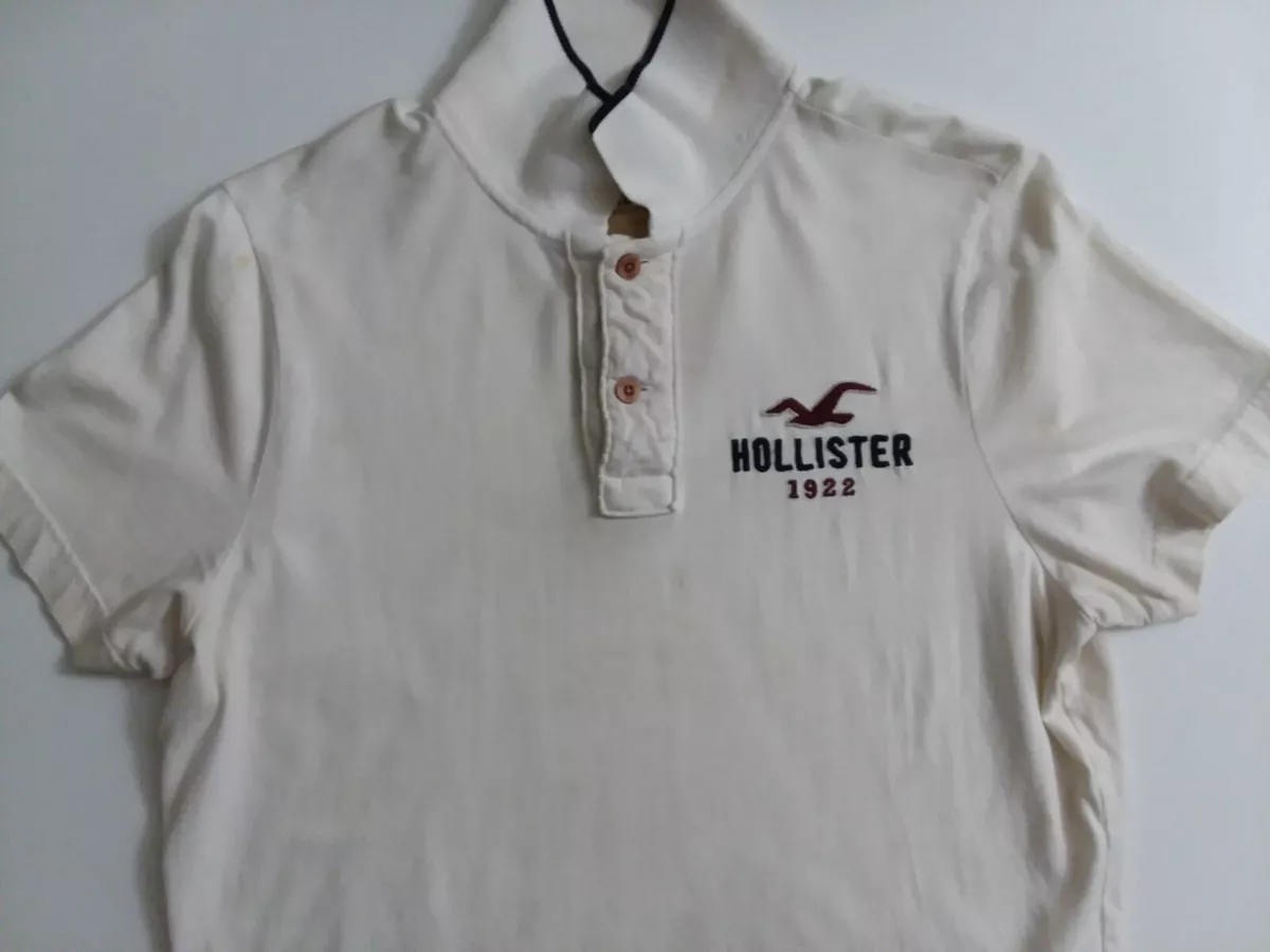 HOLLISTER California Pacific Merchants 1922 White Logo T Shirt, Men's Size  Large