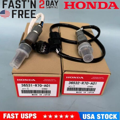 2PCS Upstream+Downstream O2 Oxygen Sensor For Honda Accord Pilot Acura 3.5 V6 - Foto 1 di 10