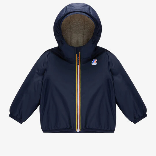 K WAY GIACCHETTO BAMBINO CLAUDINE ORSETTO AUTUNNO INVERNO TAGLIA