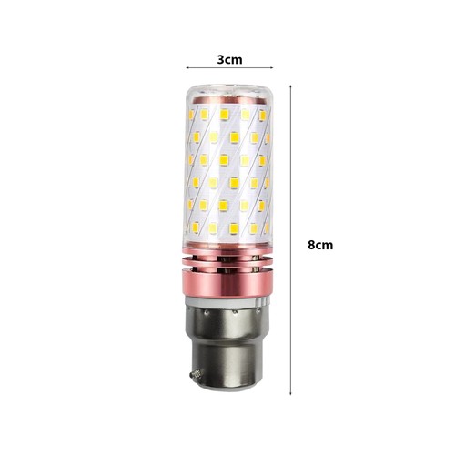 LED Maisbirnen E14 E27 Schraube/B22 Bajonett 12W 16W 20W Hochleistungslicht - Bild 29 von 30