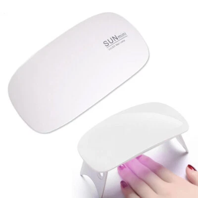 SUNMINI Lampada Ricostruzione Unghie Gel UV LED USB Mini Portatile Nail Lamp Fornetto