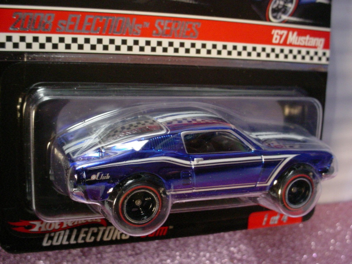 2008 Hot Wheels RLC sELECTIONS '67 MUSTANG☆blue;redline real