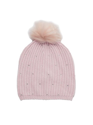 Bickley + Mitchell Extra Fine Merino Cashmere Blend Beanie - Lightweight, Sleek, Black With Pin