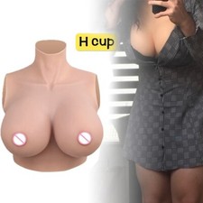 H Cup Silicone Breast Forms Fake Enhancer Crossdresser Drag Queen Fake Boobs