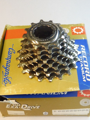 Campagnolo Record 8 Speed 12 / 21 Titanium Cassette Ritzel Set - NOS
